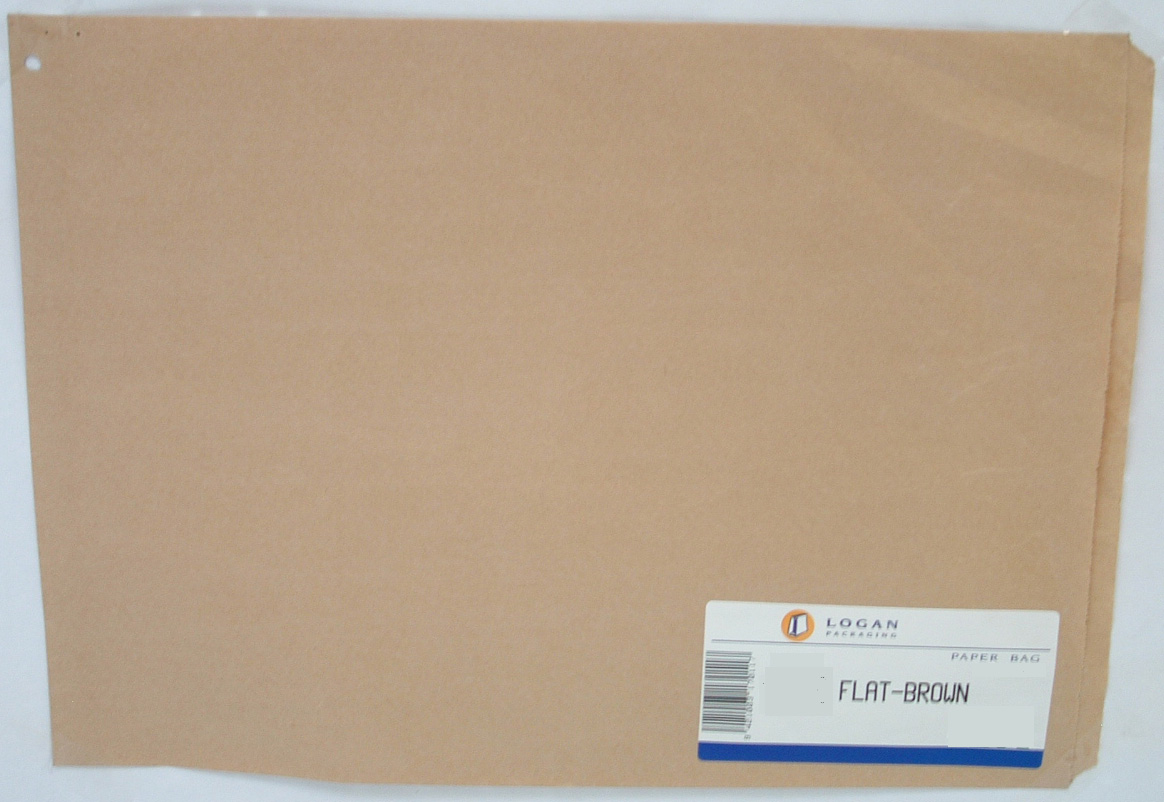 Flat Paper Bags No 1 Brown  140 x 170mm 1000 PK